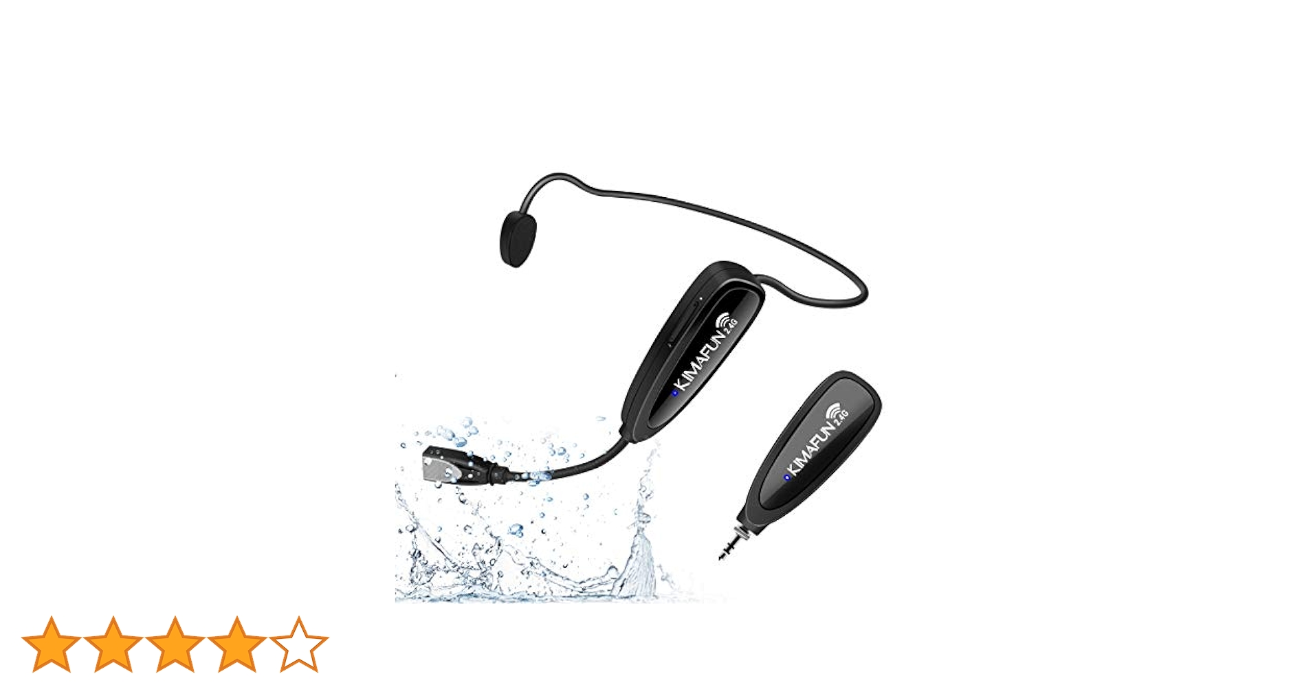 Amazon.co.jp: フィットネスワイヤレスマイク KIMAFUN2.4G無線防水